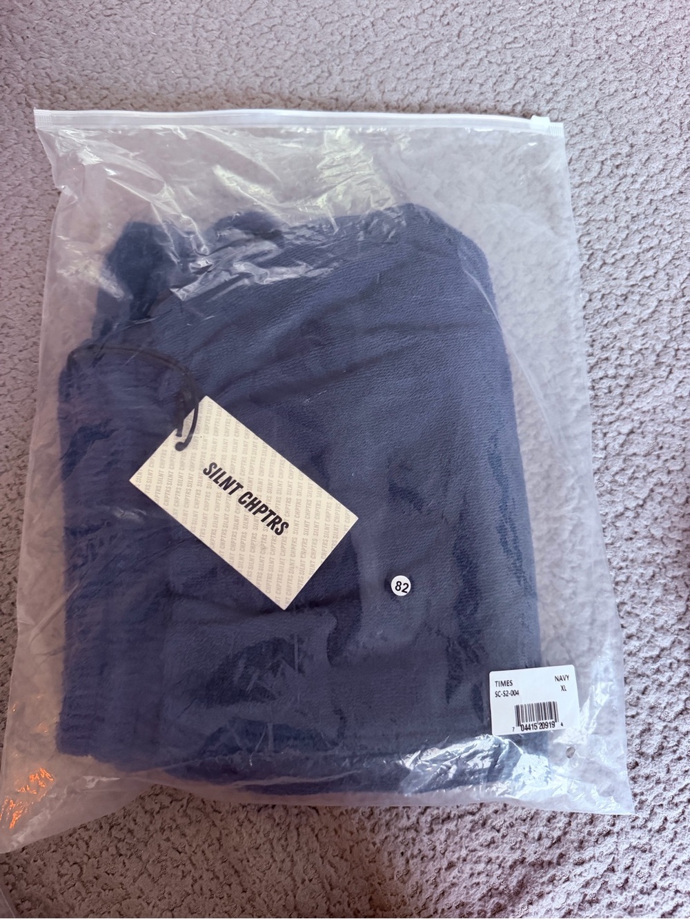 Men's SILNT CHPTRS “Times” Relaxed Shorts in Navy